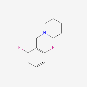 molecular formula C12H15F2N B5586062 1-(2,6-difluorobenzyl)piperidine 