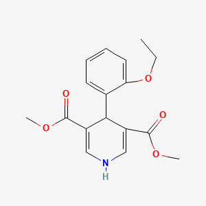 molecular formula C17H19NO5 B5586137 dimethyl 4-(2-ethoxyphenyl)-1,4-dihydro-3,5-pyridinedicarboxylate 