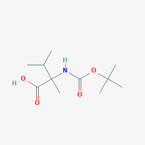 molecular formula C11H21NO4 B558640 Boc-alpha-ME-DL-val-OH CAS No. 139938-00-4