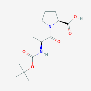 molecular formula C13H22N2O5 B558643 Boc-丙氨酸-脯氨酸-OH CAS No. 33300-72-0