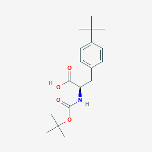 molecular formula C18H27NO4 B558657 (R)-2-((叔丁氧羰基)氨基)-3-(4-(叔丁基)苯基)丙酸 CAS No. 250611-12-2