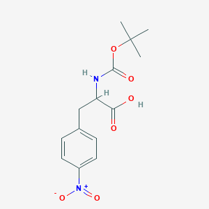 molecular formula C14H18N2O6 B558659 Boc-4-硝基-L-苯丙氨酸 CAS No. 33305-77-0