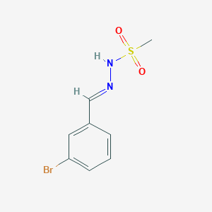 molecular formula C8H9BrN2O2S B5586645 N'-(3-溴苯亚甲基)甲磺酰肼 
