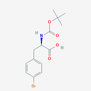 molecular formula C14H18BrNO4 B558674 Boc-4-bromo-D-phenylalanine CAS No. 79561-82-3