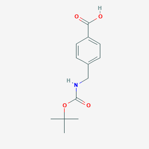 molecular formula C13H17NO4 B558677 4-(((叔丁氧羰基)氨基)甲基)苯甲酸 CAS No. 33233-67-9