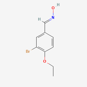 molecular formula C9H10BrNO2 B5586842 3-bromo-4-ethoxybenzaldehyde oxime 