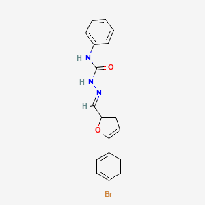 5-(4-bromophenyl)-2-furaldehyde N-phenylsemicarbazone