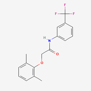 molecular formula C17H16F3NO2 B5586920 2-(2,6-dimethylphenoxy)-N-[3-(trifluoromethyl)phenyl]acetamide 