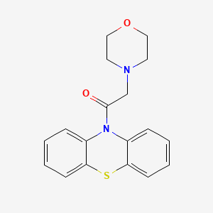 molecular formula C18H18N2O2S B5586954 10-(4-morpholinylacetyl)-10H-phenothiazine 