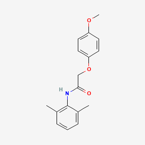 molecular formula C17H19NO3 B5587039 N-(2,6-dimethylphenyl)-2-(4-methoxyphenoxy)acetamide 