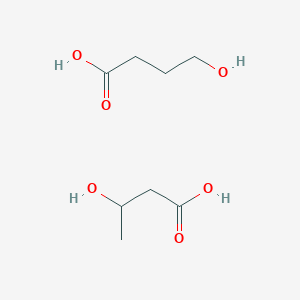 molecular formula C8H16O6 B055871 3-Hydroxybutanoic acid;4-hydroxybutanoic acid CAS No. 117068-64-1