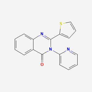 3-(2-pyridinyl)-2-(2-thienyl)-4(3H)-quinazolinone