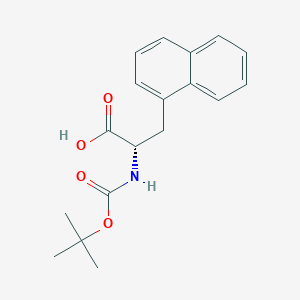 molecular formula C18H21NO4 B558729 Boc-3-(1-萘基)-L-丙氨酸 CAS No. 55447-00-2