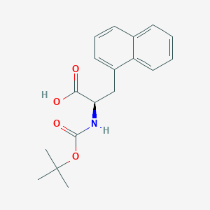 molecular formula C18H21NO4 B558730 Boc-3-(1-萘基)-D-丙氨酸 CAS No. 76932-48-4