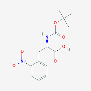 B558733 (S)-2-((tert-Butoxycarbonyl)amino)-3-(2-nitrophenyl)propanoic acid CAS No. 185146-84-3