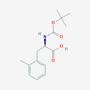 molecular formula C15H21NO4 B558736 Boc-2-甲基-D-苯丙氨酸 CAS No. 80102-29-0