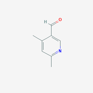 molecular formula C8H9NO B055874 4,6-二甲基烟醛 CAS No. 116785-23-0