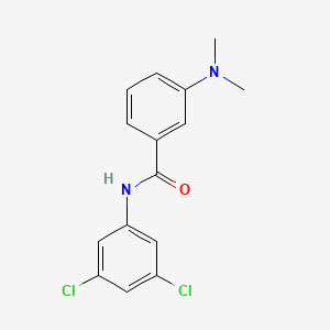 molecular formula C15H14Cl2N2O B5587561 N-(3,5-dichlorophenyl)-3-(dimethylamino)benzamide 