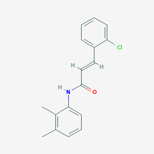 molecular formula C17H16ClNO B5587569 3-(2-chlorophenyl)-N-(2,3-dimethylphenyl)acrylamide 