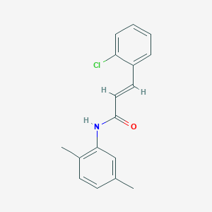 molecular formula C17H16ClNO B5587701 3-(2-chlorophenyl)-N-(2,5-dimethylphenyl)acrylamide 