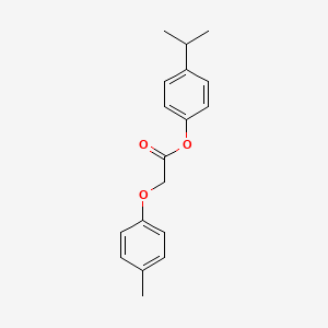 molecular formula C18H20O3 B5587820 4-isopropylphenyl (4-methylphenoxy)acetate 