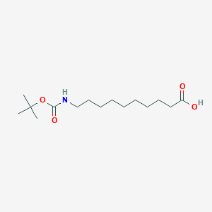 molecular formula C15H29NO4 B558785 10-((tert-Butoxycarbonyl)amino)decanoic acid CAS No. 173606-50-3