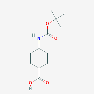 molecular formula C12H21NO4 B558786 trans-4-(Boc-amino)cyclohexanecarboxylic acid CAS No. 53292-89-0