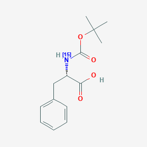 molecular formula C14H19NO4 B558795 Boc-[15N]phe-OH CAS No. 87713-13-1