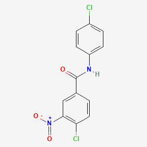 molecular formula C13H8Cl2N2O3 B5588039 4-氯-N-(4-氯苯基)-3-硝基苯甲酰胺 