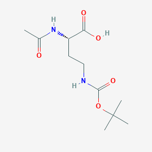 molecular formula C11H20N2O5 B558809 AC-Dab(boc)-OH CAS No. 201351-32-8