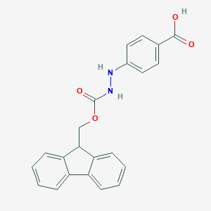 molecular formula C22H18N2O4 B558811 4-(2-Fmoc-hydrazino)benzoic acid CAS No. 214475-53-3