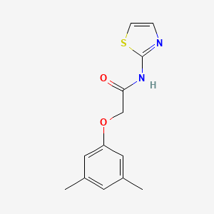 molecular formula C13H14N2O2S B5588125 2-(3,5-二甲基苯氧基)-N-1,3-噻唑-2-基乙酰胺 