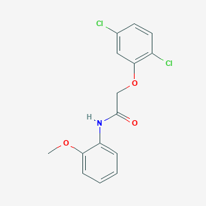molecular formula C15H13Cl2NO3 B5588160 2-(2,5-dichlorophenoxy)-N-(2-methoxyphenyl)acetamide 