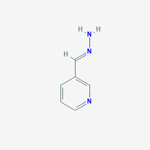 molecular formula C6H7N3 B5588525 尼古丁醛腙 