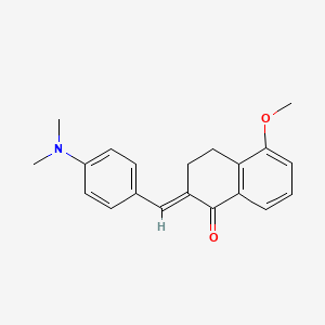 2-[4-(dimethylamino)benzylidene]-5-methoxy-3,4-dihydro-1(2H)-naphthalenone