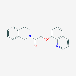 8-[2-(3,4-dihydro-2(1H)-isoquinolinyl)-2-oxoethoxy]quinoline