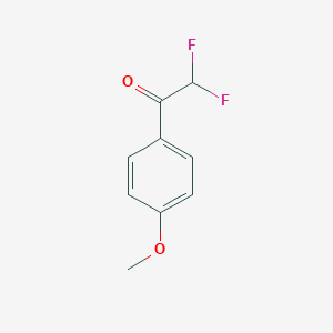 molecular formula C9H8F2O2 B055888 2,2-Difluoro-1-(4-methoxyphenyl)ethanone CAS No. 114829-07-1