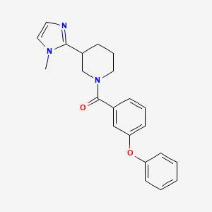 3-(1-methyl-1H-imidazol-2-yl)-1-(3-phenoxybenzoyl)piperidine