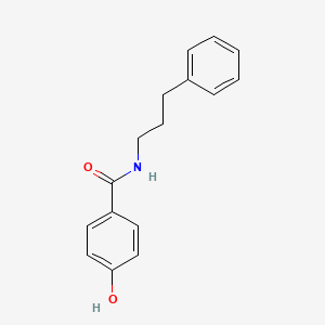 4-hydroxy-N-(3-phenylpropyl)benzamide
