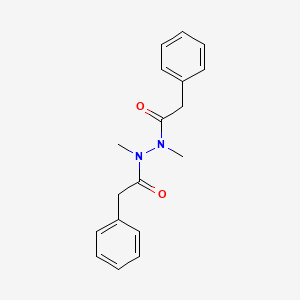molecular formula C18H20N2O2 B5589534 N,N'-dimethyl-2-phenyl-N'-(phenylacetyl)acetohydrazide 