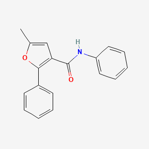molecular formula C18H15NO2 B5589678 5-methyl-N,2-diphenyl-3-furamide 