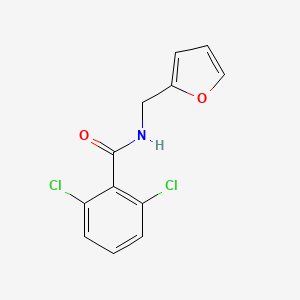 molecular formula C12H9Cl2NO2 B5589807 2,6-dichloro-N-(2-furylmethyl)benzamide 