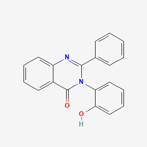 molecular formula C20H14N2O2 B5589842 3-(2-hydroxyphenyl)-2-phenyl-4(3H)-quinazolinone 