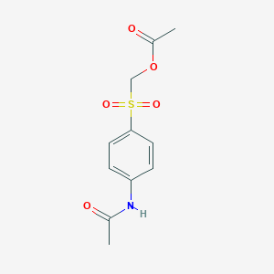 {[4-(acetylamino)phenyl]sulfonyl}methyl acetate