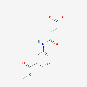 methyl 3-[(4-methoxy-4-oxobutanoyl)amino]benzoate