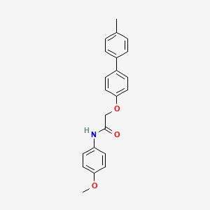 N-(4-methoxyphenyl)-2-[(4'-methyl-4-biphenylyl)oxy]acetamide