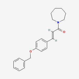 1-{3-[4-(benzyloxy)phenyl]acryloyl}azepane