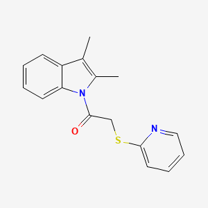 1-(2,3-Dimethyl-indol-1-yl)-2-(pyridin-2-ylsulfanyl)-ethanone