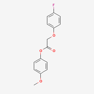 molecular formula C15H13FO4 B5590259 4-methoxyphenyl (4-fluorophenoxy)acetate 