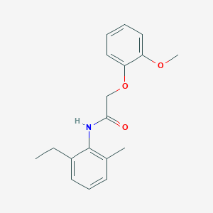 N-(2-ethyl-6-methylphenyl)-2-(2-methoxyphenoxy)acetamide